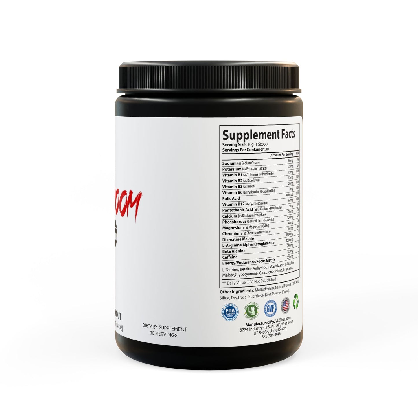 Warriors Watermelon Pre-Workout